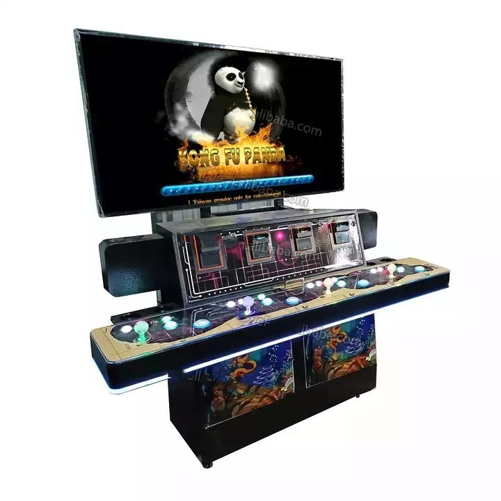 4 Player 55 inch Fish Game Machine Fish Shooting Game Fish Table