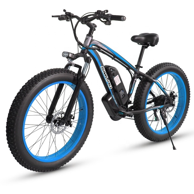 Best-selling 26inch beach fat tire beach curriser fat tyre snow electric bike 48V/36V lithium ion battery ebike