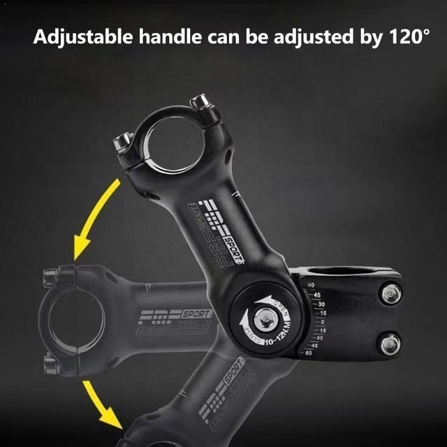 MTB Adjustable Angle Bicycle Handlebar Stem Alloy Mountain Bike Stem