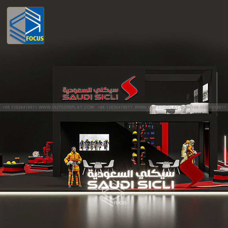 Advertising Promotion Trade Show Booth Design Large Metal Event Booth Modular Exhibition Booth