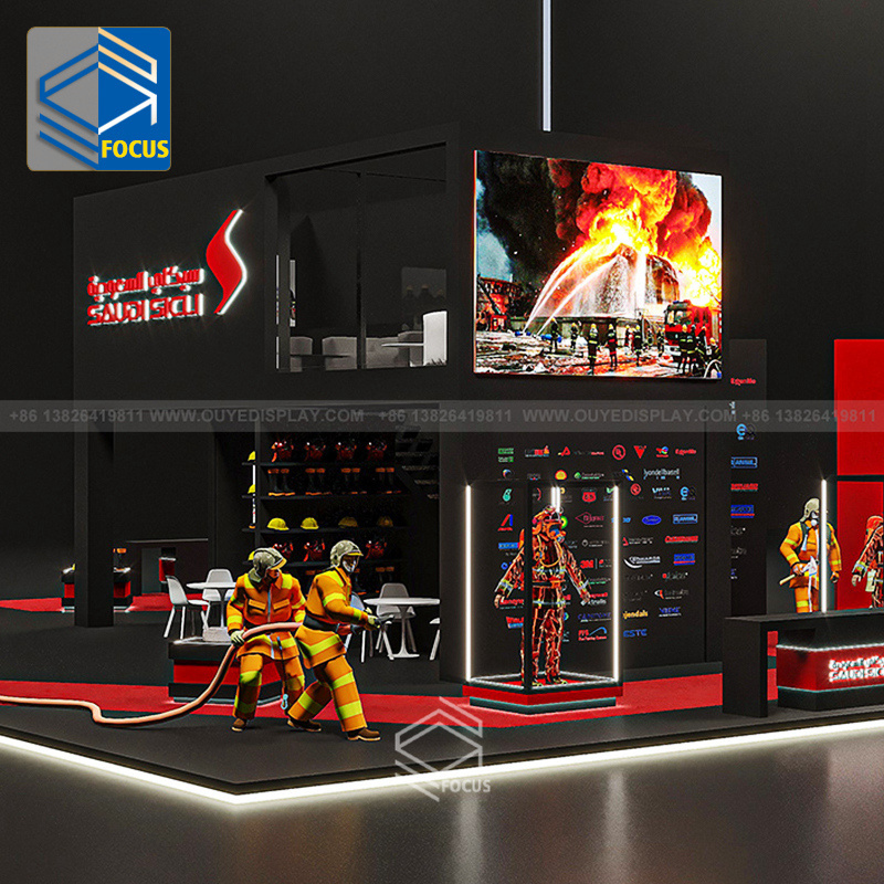 Advertising Promotion Trade Show Booth Design Large Metal Event Booth Modular Exhibition Booth