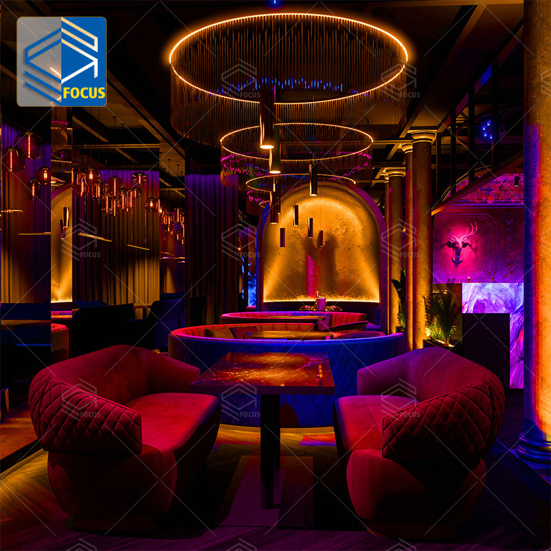 Custom Night Club Furniture New Design Restaurant Booth Sofa For Lounge Furniture Bar Night Club