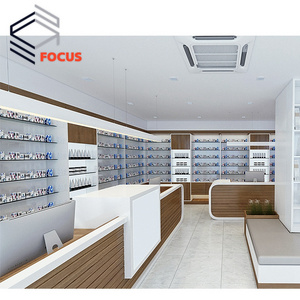 Wholesale MDF Medicine Display Shelf Gondola Pharmacy Shelves Pharmacy Shelving Units High Quality Pharmacy Shelving Design