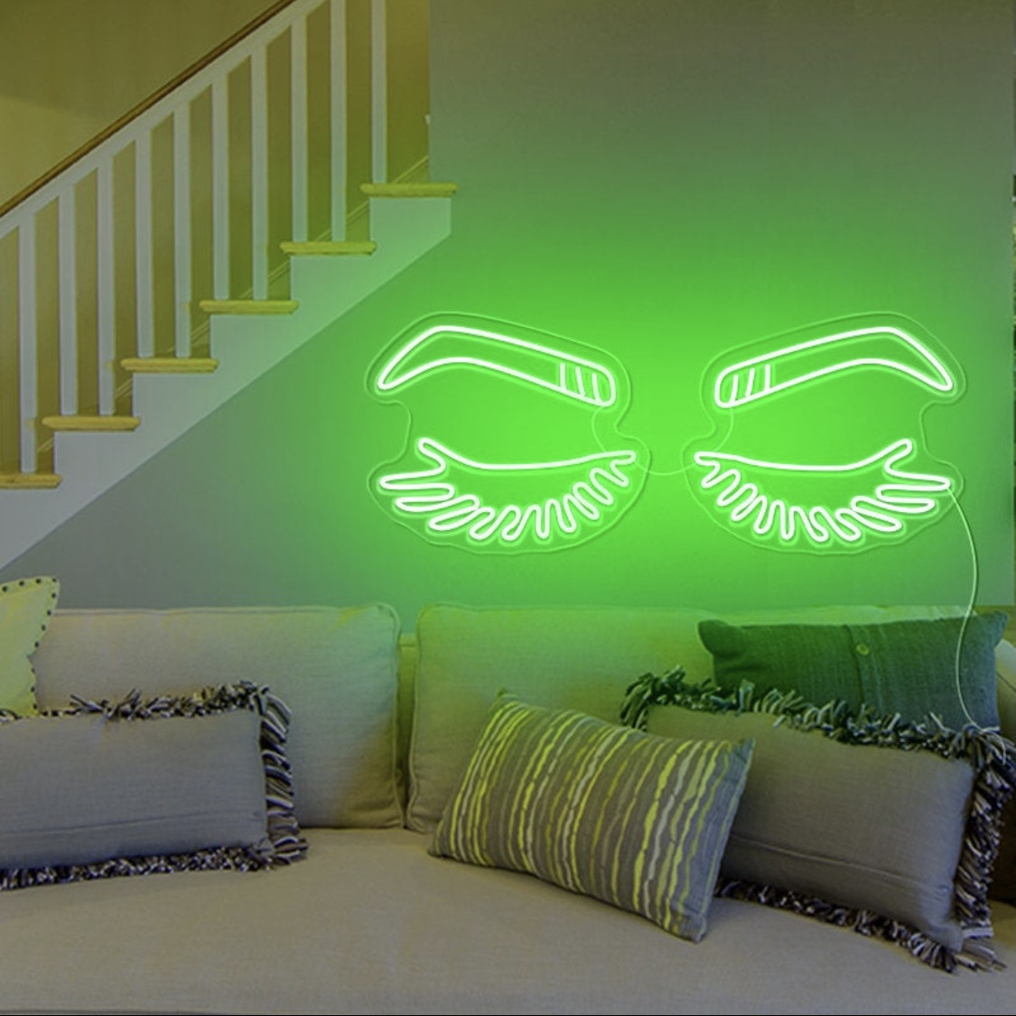 Indoor Lash Shop Wall Decor Led Neon Art 