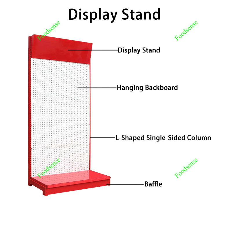 High Quality Supermarket Display Hanging Pegboard Hook Storage Pegboard Display Stand Hardware Tools Racks For Shops