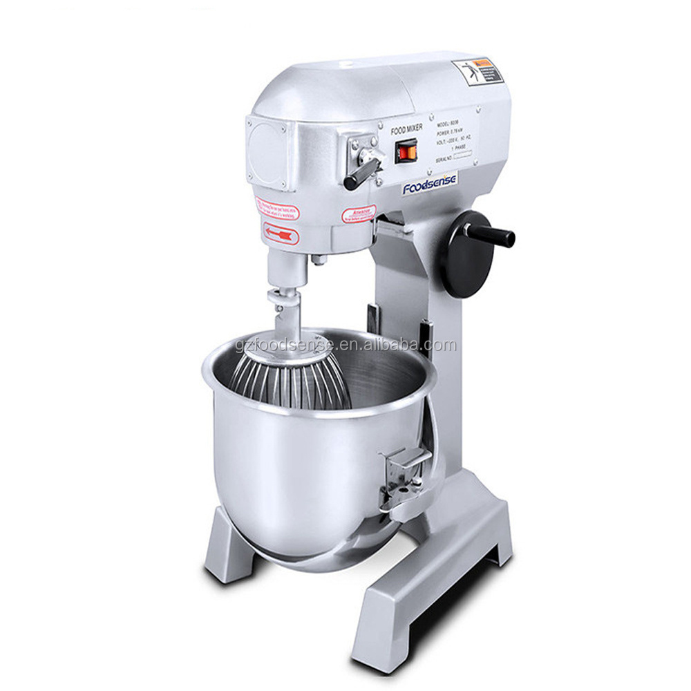 Chinese Easy Operation Dough Food Mixer 1100W with 30L Mixer Kitchenaid Spiral Dough Mixer Bakery 148KG