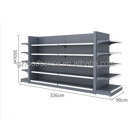 Wholesale Market Shelves Supermarket Shelves Display Racks  Metallic Grocery Shelf Store Display Cabinet