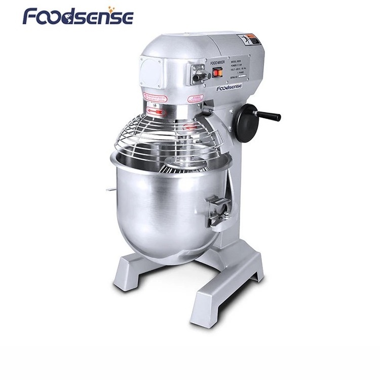 Chinese Easy Operation Dough Food Mixer 1000W with 20L Mixer Kitchenaid Spiral Dough Mixer Bakery with Safty Cover