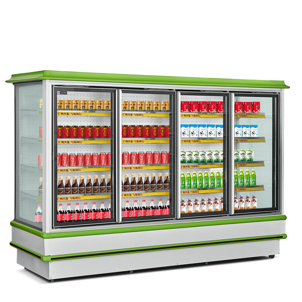 2022 Foodsense hotsalevegetable showcase/supermarket freezer/fridge display