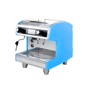 One-Touch Semi Automatic Single  Group Coffee Machine Espresso Commercial Standard Pump Coffee Machine With Liquid Crystal  Disp