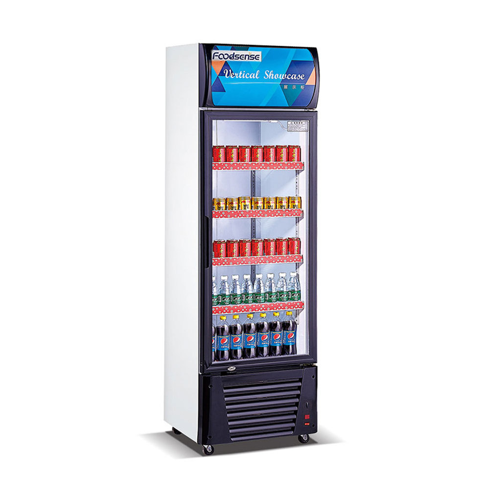 Pepsi beverage display Fridge/ Upright showcase/ single door upright cooler