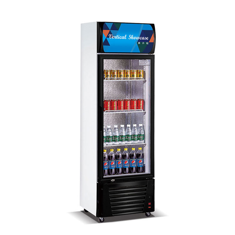 Pepsi beverage display Fridge/ Upright showcase/ single door upright cooler