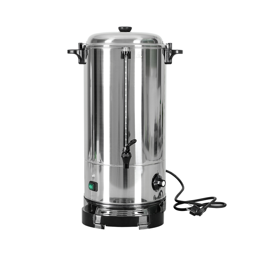 10L Stainless Steel Removable Filter For Easy Cleanup Two Way Dispenser Electric Coffee Maker Urn Water Boiler