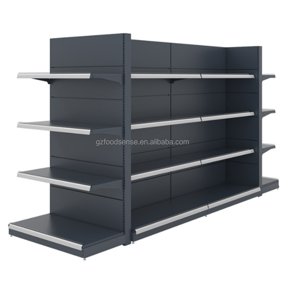 Wholesale Market Shelves Supermarket Shelves Display Racks  Metallic Grocery Shelf Store Display Cabinet