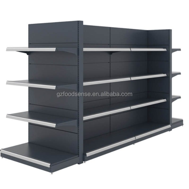 Wholesale Market Shelves Supermarket Shelves Display Racks  Metallic Grocery Shelf Store Display Cabinet