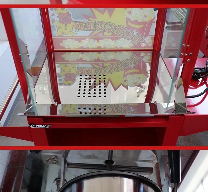 2022 Wholesale Cinema Big Electric Automatic vending Popcorn Machine For Sale Price With Cart Popcorn Makers From China