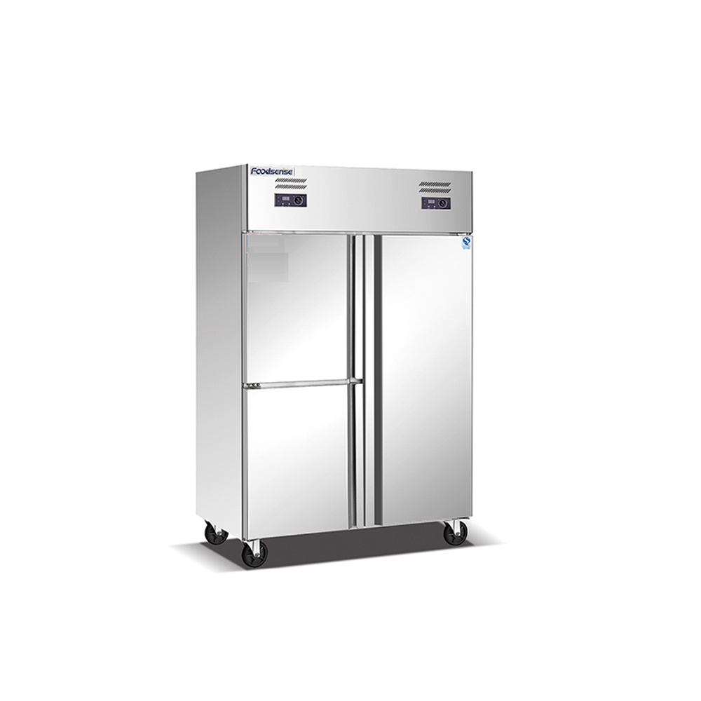 Factory Outlet! Vertical Commercial Freezer for Kitchen, 2-door Fan Cooling Kitchen Freezer