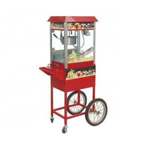 2022 Wholesale Cinema Big Electric Automatic vending Popcorn Machine For Sale Price With Cart Popcorn Makers From China