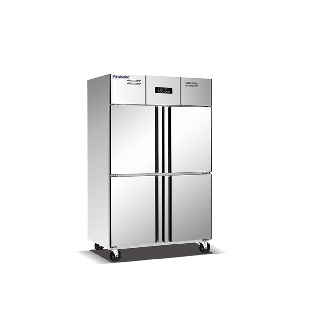 Factory Outlet! Vertical Commercial Freezer for Kitchen, 2-door Fan Cooling Kitchen Freezer