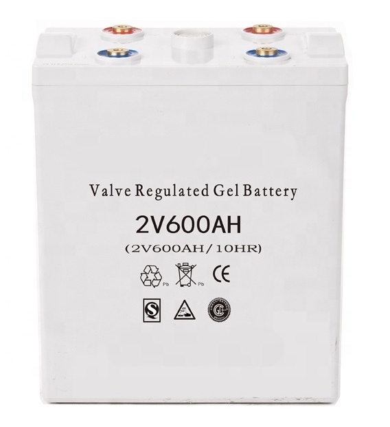 Rechargeable Bateria 2v 600ah Deep Cycle Gel Battery for Solar, UPS