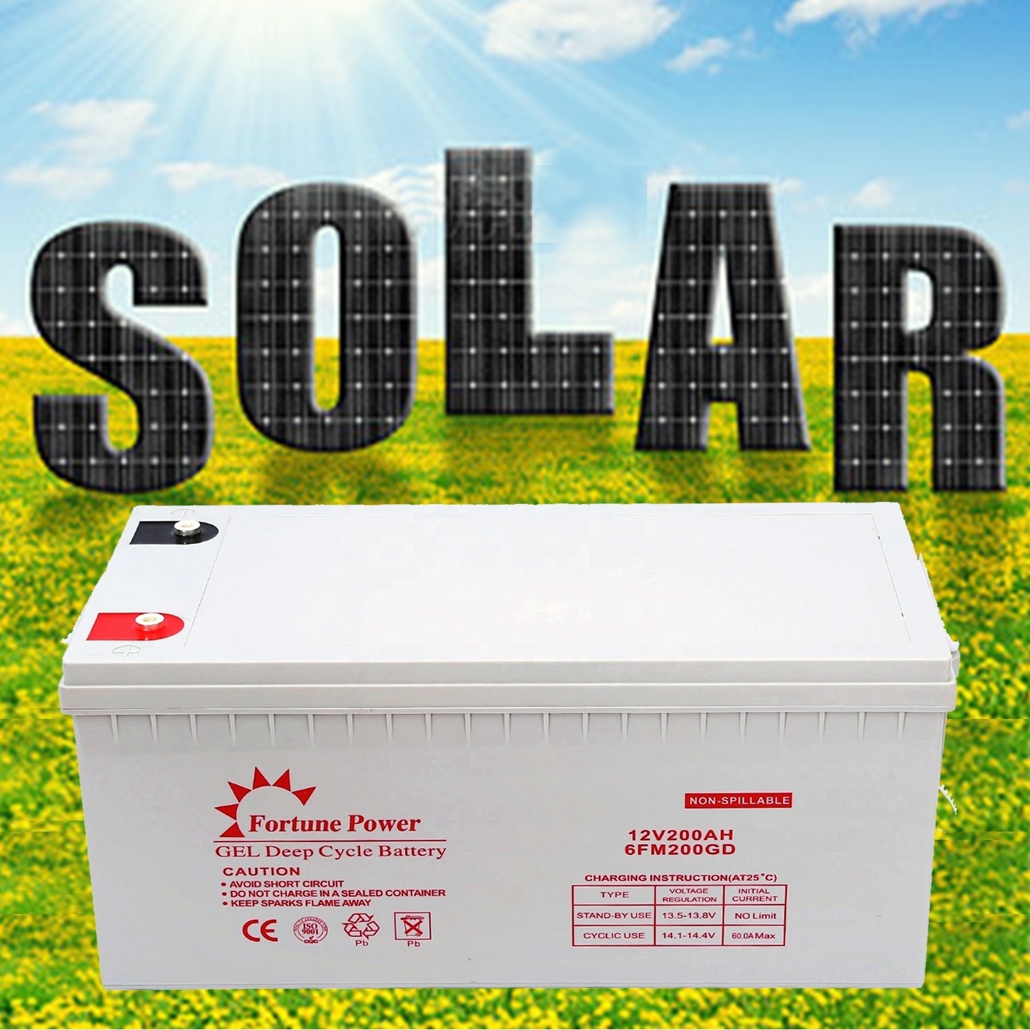 12V bateria de gel 200 ah Manufacturer Deep cycle solar battery 12v 200ah deep cycle battery 12v 200ah gel battery opzv