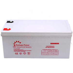 12V bateria de gel 200 ah Manufacturer Deep cycle solar battery 12v 200ah deep cycle battery 12v 200ah gel battery opzv