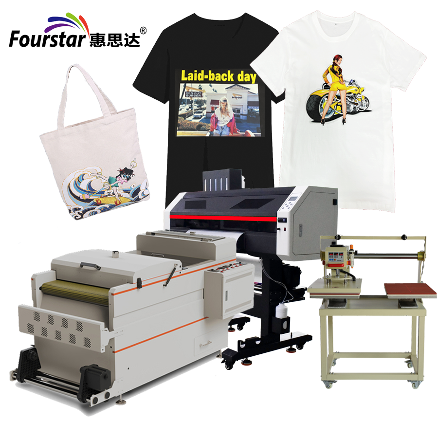 Good Price A3 DTF Printer 60cm Printer And Shaker System For T-shirt Print With Two Three Four Epson I3200 Printhead