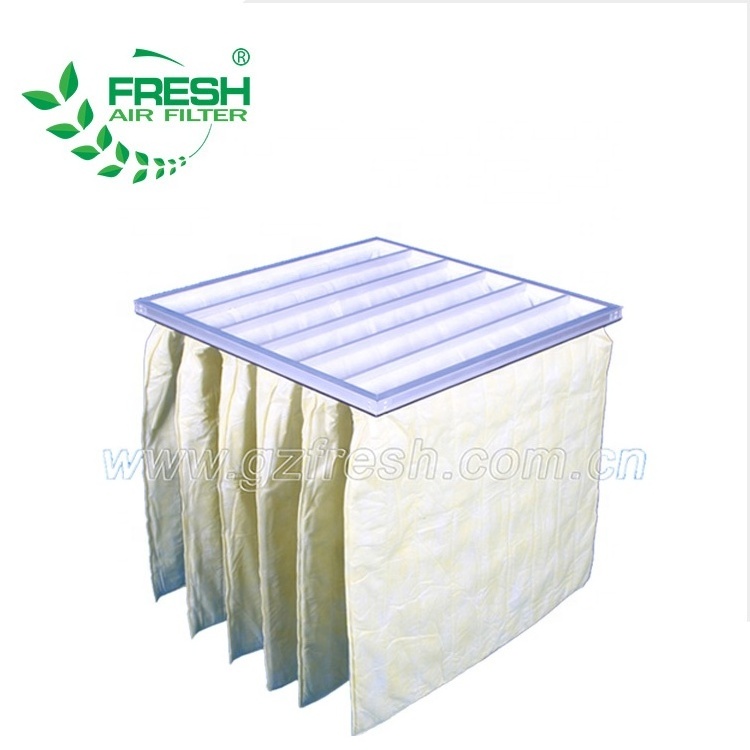 G2 G3 G4 EU2 EU3 EU4 MERV2/3/4  medium efficiency bag filter pocket filter EN779 ISO16890 for pre-filtration