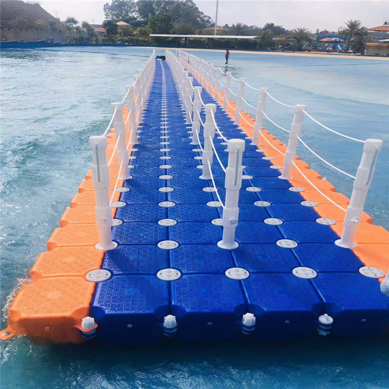 Guangzhou manufacturer plastic pontoons used for floating dock/floating bridge/floating restaurant