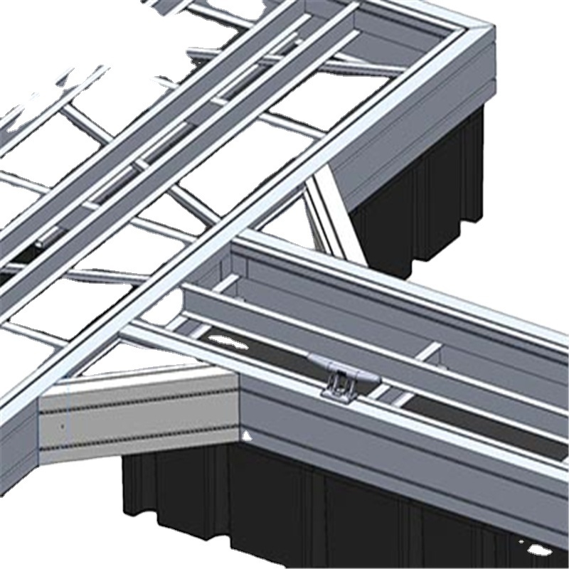 Factory supplier plastic foam pontoon used on floating dock for good sale