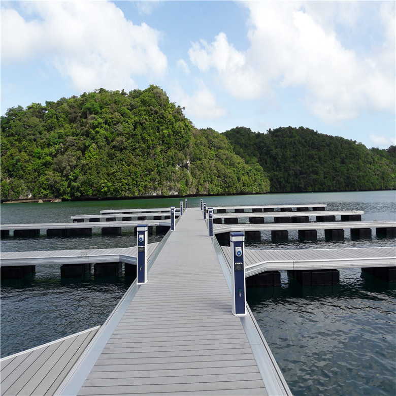 Direct From Factory Simple Installation Aluminum Pontoon Floats With Deck For  Boat