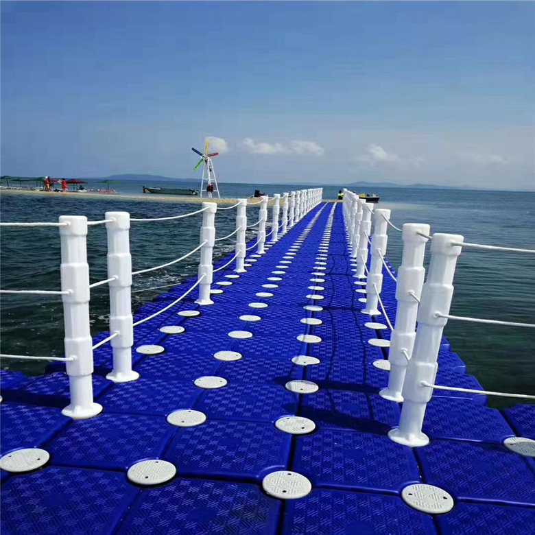 Guangzhou manufacturer plastic pontoons used for floating dock/floating bridge/floating restaurant