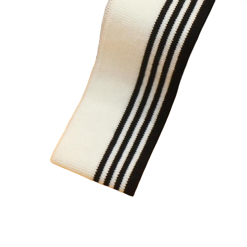 Fashion 1*1 gold and silver cuff ribbed color polyester cotton material suitable for baseball jacket jacket