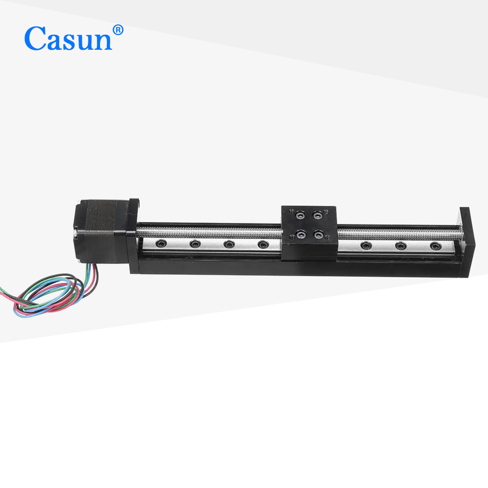 Mini Linear Guide Slide Rail CNC Small Stage Actuator Screw Lead Motion Nema Robot Part  Stepper Motor