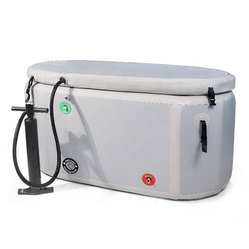 inflatable acrylic ice bath cold plunge tub with chiller  portable  cold plunge pool and hot tub