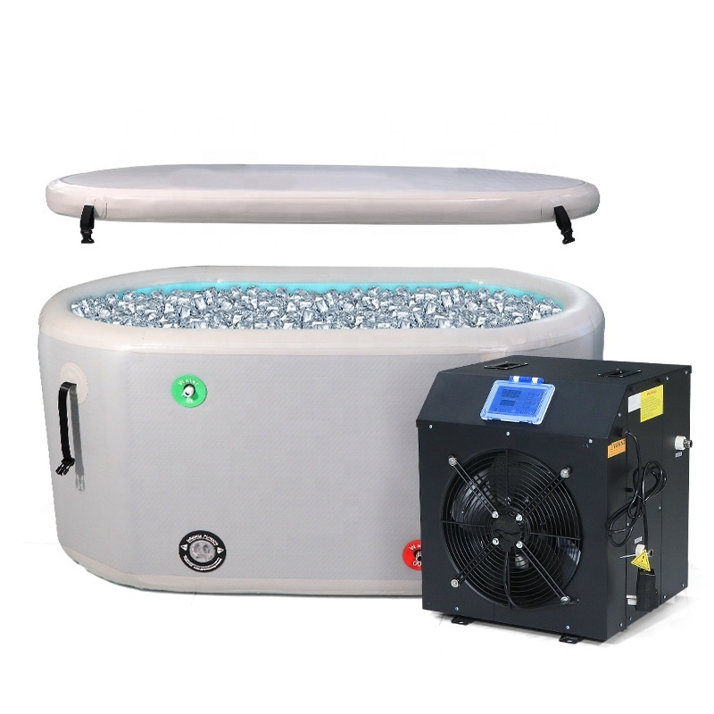 inflatable acrylic ice bath cold plunge tub with chiller  portable  cold plunge pool and hot tub