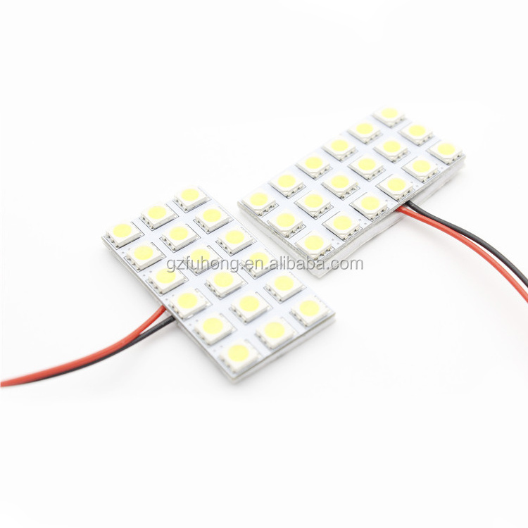 Led roof lamp 5050 18SMD adaptorT10 Festoon panel reading lights car dome light