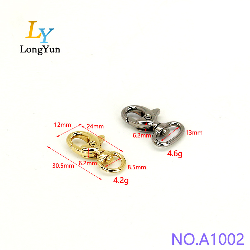 Wholesale Lobster Military Color Metal Clip Trigger Spring Dog Purse Bag Handbag Swivel Snap Hook For Bag.Snap hook