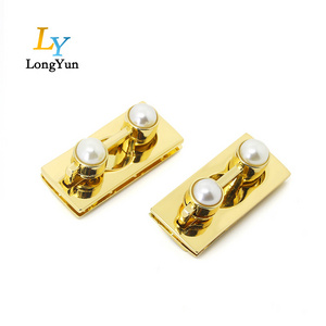 Wholesale customization briefcase purse hardware bag accessory handbag lock metal bag hook high quality handbag lock