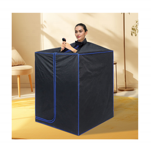 Factory Wholesale Indoor Infrared Sauna Tent 1 Person Low Emf Mobile At Home Far Infrared Portable Sauna with Folding Chair