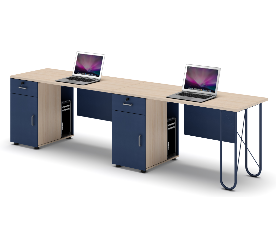 Factory Customized Industrial Office Workstation Modern Office Desk Workstation Working Table With Shelf