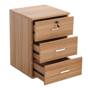 Office workstation equipment under desk 3-drawer vertical mobile file cabinet