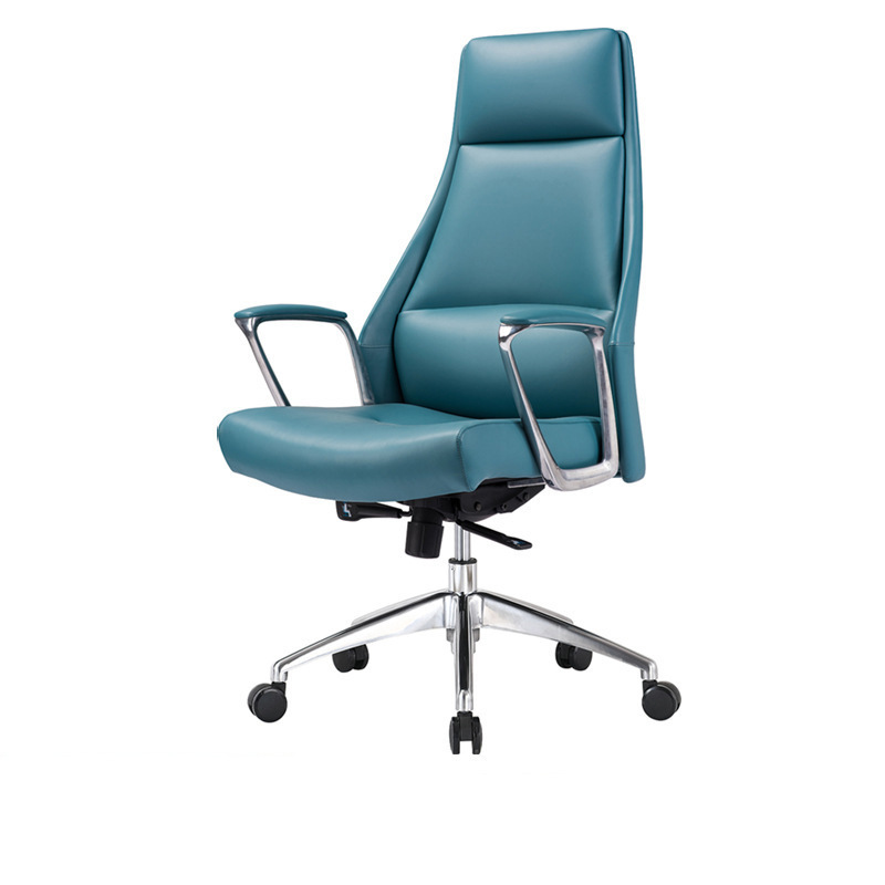 American Style Modern Ergonomic Genuine Leather High Back Executive Swivel Office Chair