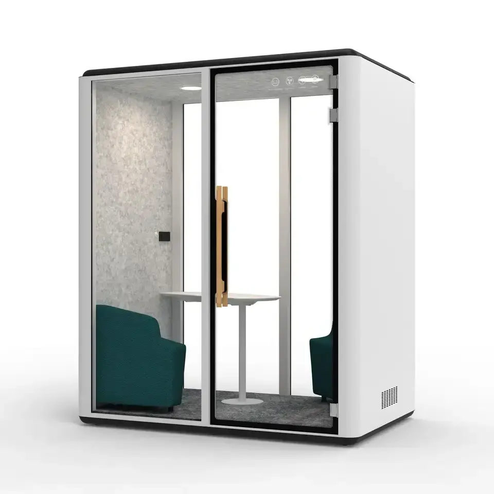 Silent Box office acoustic hushed pods modern office furniture hush meet pods