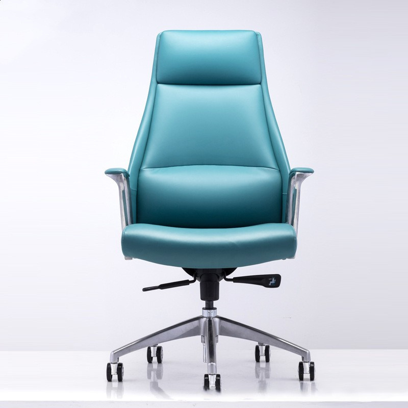 American Style Modern Ergonomic Genuine Leather High Back Executive Swivel Office Chair