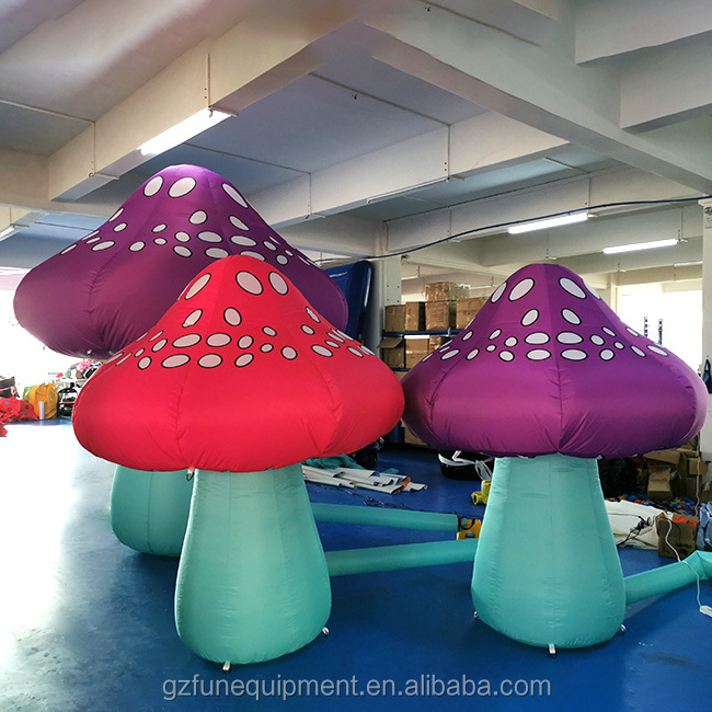 Hot Sale Giant Inflatable Mushroom Lamp Decoration Led Inflatable Mushroom For Advertising Event Party