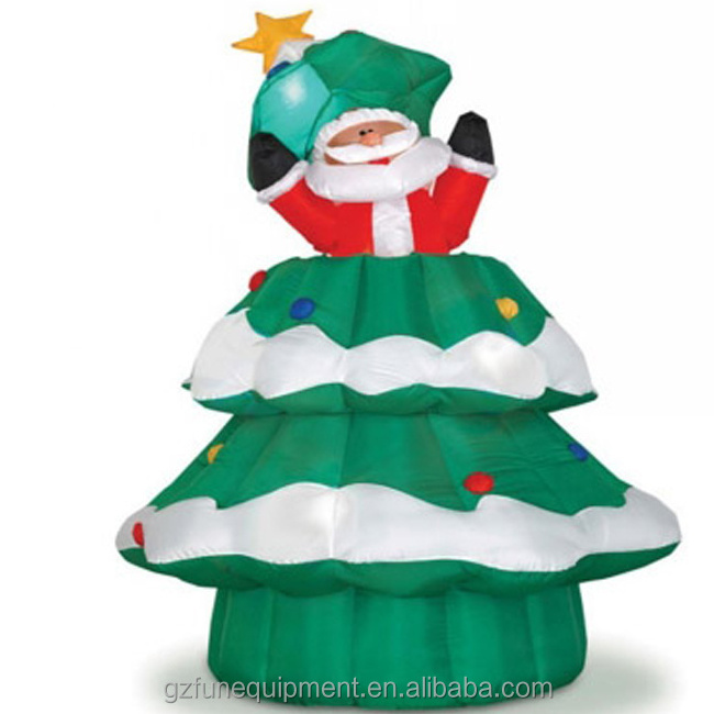 High Quality Advertising Figures Christmas Snowmans for Sale Inflatable Christmas Tree and Santa Claus Inflatable Couple CN;GUA