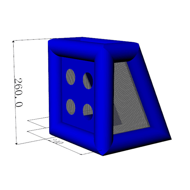Customized size football training inflatable football goal post inflatable soccer goal