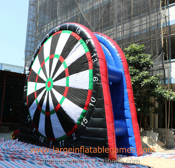 Football Shoot Inflatable Dart Board for Sale Double Side Customized High Quality 16.5ft PVC