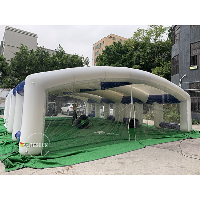 2021 commercial Portable Inflatable Car Garage Inflatable Spray Paint Booth Tent For Sale